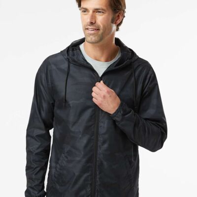 Men's Lightweight Windbreaker Full-Zip Jacket - Full Color Printing Thumbnail